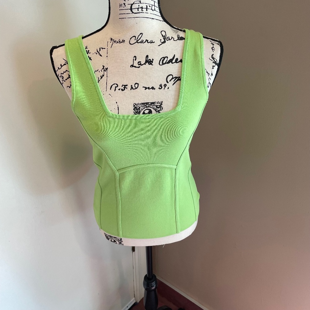 Kenar architectural knit tank top